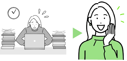 他レセコンサービスからspotlogに乗り換えたユーザーのイラスト