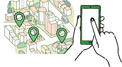 相談を受ける施術者のイラスト