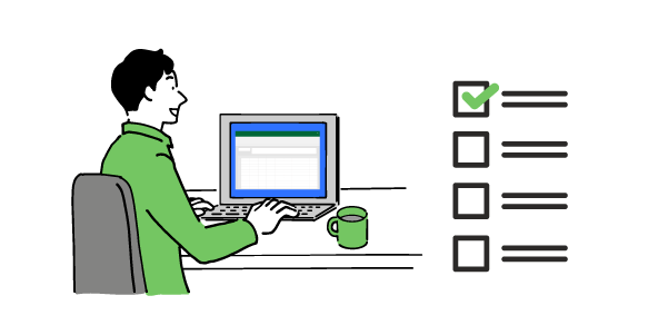 訪問マッサージの事務効率化に欠かせない印刷前のチェック